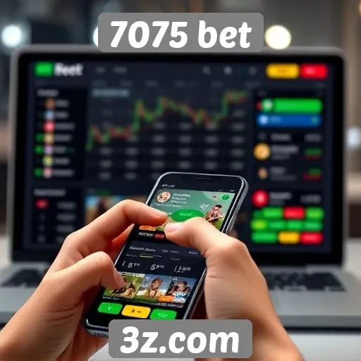 Funcionalidades móveis do site 7075 bet